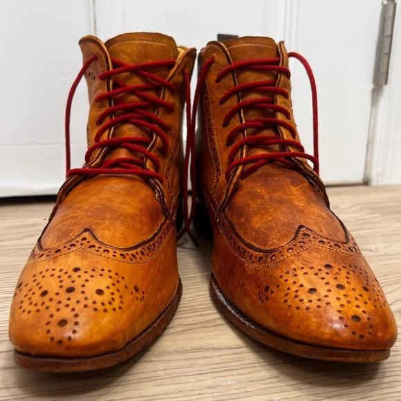 ED. G by Eduardo wingtip Oxford boots in good condition. - Picture 2 of 11